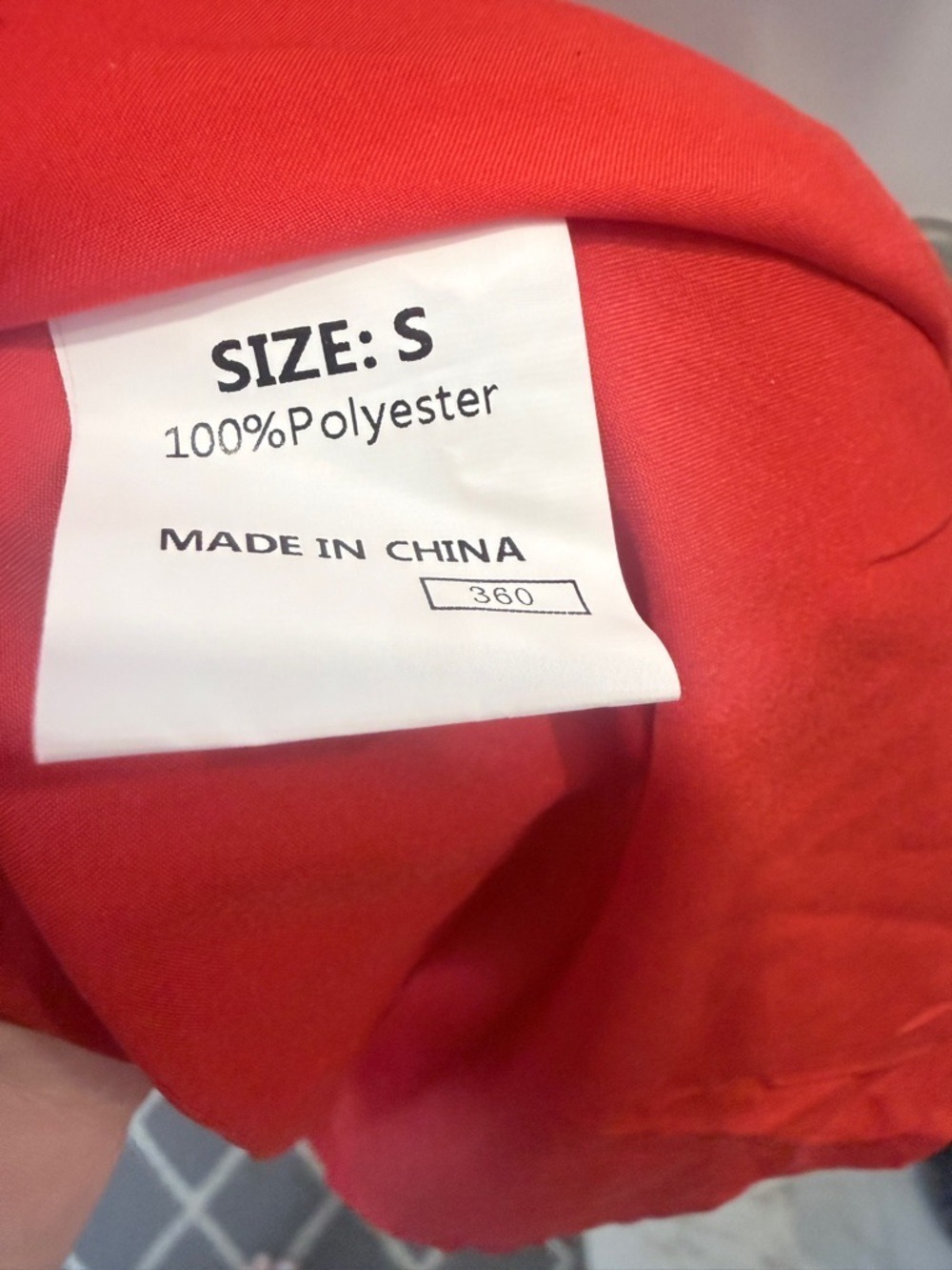 Dokotoo Red Puff Sleeve Smocked Mini Dress Open Back A-Line Small - Picture 4 of 4